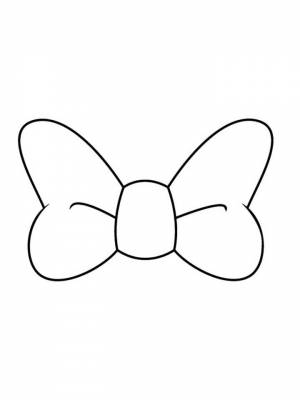 Раскраска Бантики   в формате