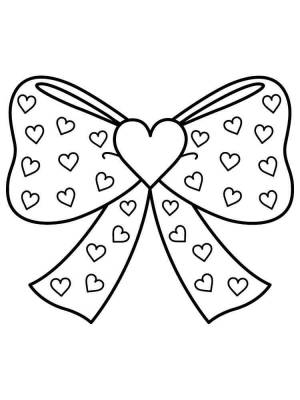 Раскраска Бантики
