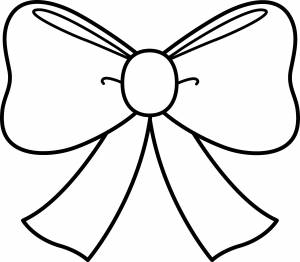 Раскраски Раскраска Пышный бант бантики