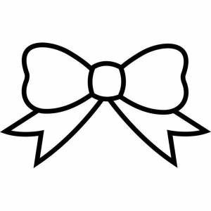 Раскраски Бант