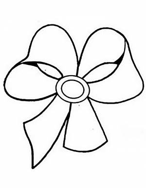 Раскраска Бантик