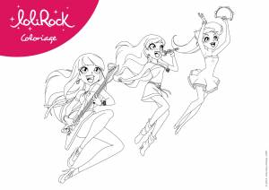 Lolirock раскраска