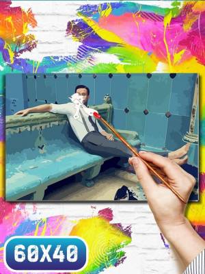 Картина по номерам на холсте фильмы райан гослинг