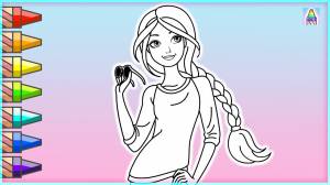 Как нарисовать БАРБИ