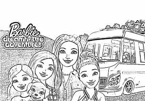 раскраски Барби в Доме мечты
