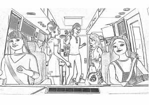 раскраски Барби в Доме мечты