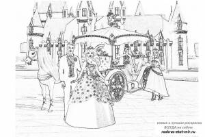 Скачайте  раскраски принцессы Барби