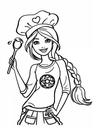 Раскраски Барби