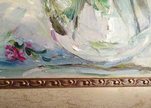 Картина Сирень в вазе маслом