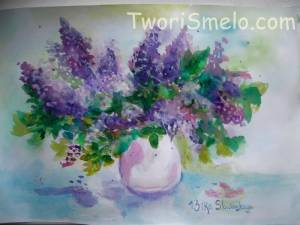 Нарисовать сирень