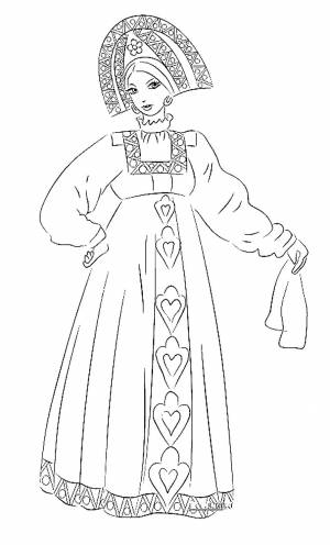 Раскраска васса прекрасная