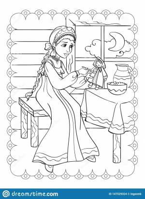 Рисунок к сказке васса прекрасная