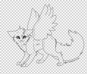 Крылатый кот Котенок Книжка-раскраска Рисунок, ева лонгория, знаменитости, белый, млекопитающее png