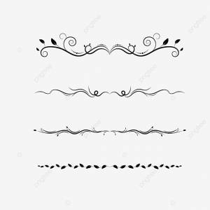 украшения рисовать линии границы элементы дизайна иллюстрации PNG , Рамка, орнамент, марочный PNG картинки и пнг рисунок для й загрузки
