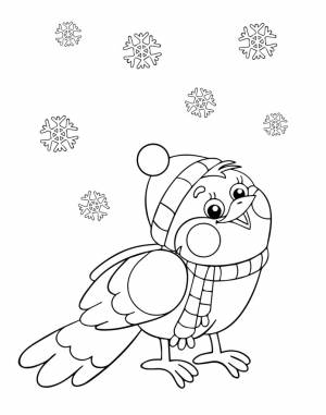 Новогодняя птичка