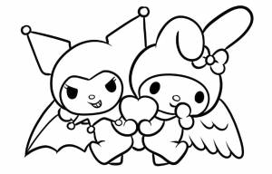 Куроми и Мелоди с крыльями