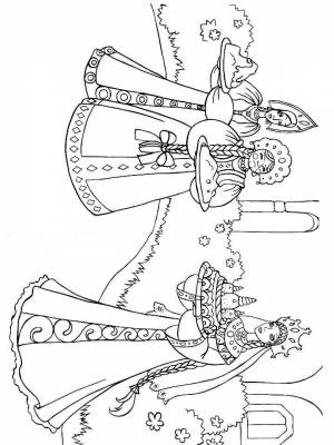 Раскраска Васса Прекрасная   в формате