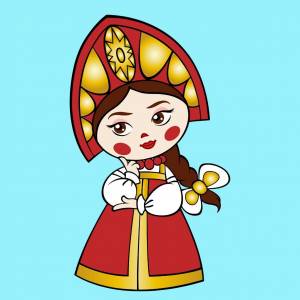 Васса прекрасная рисунок