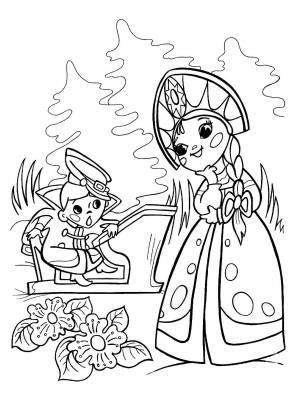 Раскраска Васса Премудрая