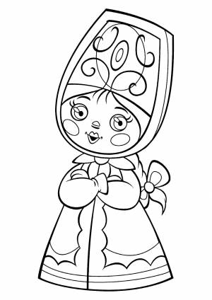 Раскраска Васса Премудрая