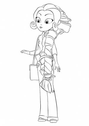 Раскраска Васса премудрая ,   рисовать онлайн