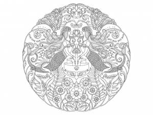 Раскраска Зачарованный Лес