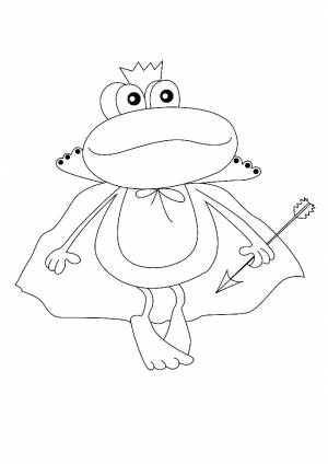 Раскраска Царевна Лягушка