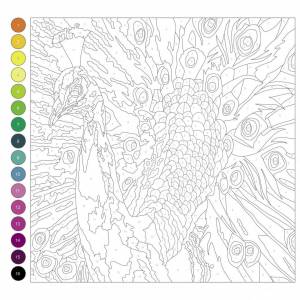 Раскраски по цифрам для взрослых