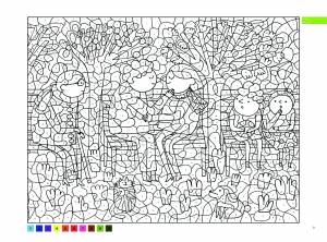 Раскраски по номерам сложные