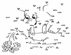 Раскраски Соедини Точки По Цифрам