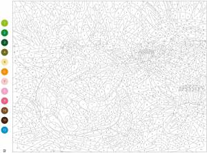 Картины раскраски по номерам сложные