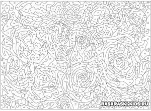 Раскраски по номерам для взрослых