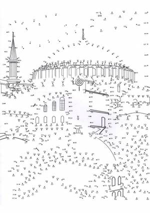 Раскраски по точкам для взрослых