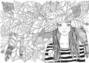 Осенние раскраски антистресс