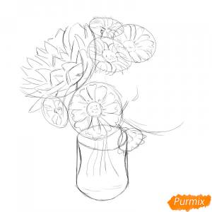 Как нарисовать осенний букет поэтапно 5 уроков