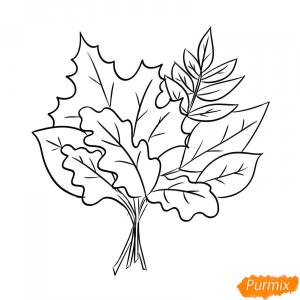 Как нарисовать осенний букет поэтапно 5 уроков