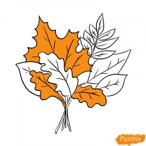 Как нарисовать осенний букет поэтапно 5 уроков