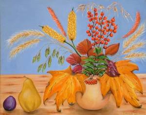 Рисунок на тему осенние цветы