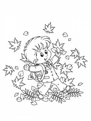 Раскраски Осень   в формате