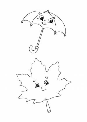 Раскраски осень для детей и взрослых  и