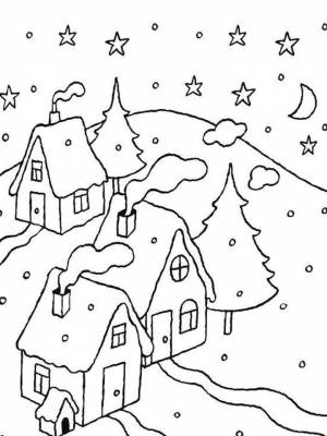 Раскраски Декабрь   в формате