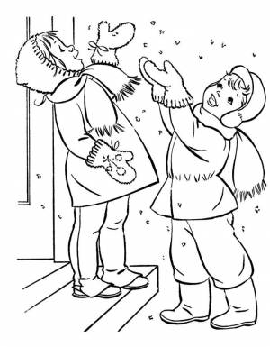 Раскраски б, Раскраска декабрь настал