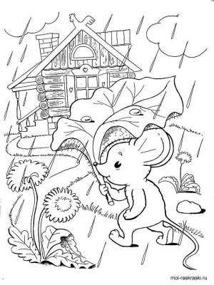 Раскраска Теремок