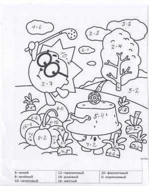 Математические Раскраски