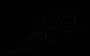 Раскраска Май Литл Пони Радуга Дэш