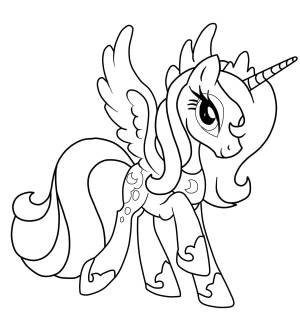 Раскраски Май Литл Пони