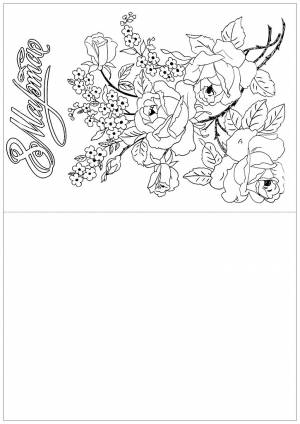 Открытка бабушке на 8 марта