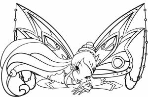 Раскраски рокси, Раскраска Рокси Беливикс раскраска Клуб Винкс Winx club