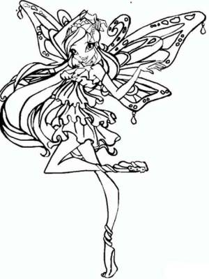 Раскраски Блум WinX