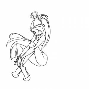 Блум Сиреникс Винкс раскраска